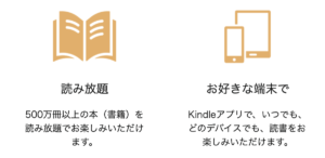 Kindle Unlimitedは500万冊以上が読み放題