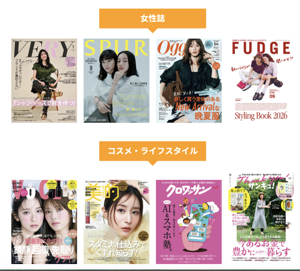 楽天マガジン ライトではどんな雑誌が読める？